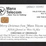 1997 Isle of Man UK2/ 21 units Christmas at Cregneash (Siemens - S30 (Module 34)) Phone Card. Image 3