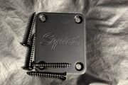 Fender Stratocaster telecaster jazzmaster mustang squier neck plate with screws chrome electric guitar parts accessories