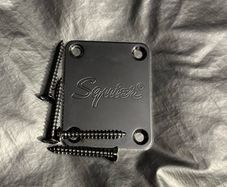 Fender Stratocaster telecaster jazzmaster mustang squier neck plate with screws chrome electric guitar parts accessories