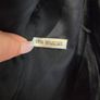 Vintage Real Fur Jacket Size M Elegant Black Glossy Finish, Luxury Evening Wear Image 10