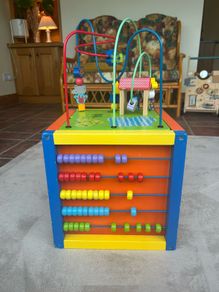 Wooden Activity Cube
