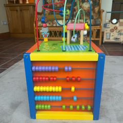 Wooden Activity Cube