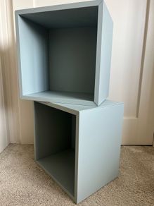 2 Ikea Eket shelves