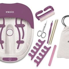 HoMedics Luxury Bubble Foot Spa Bath Massager with Heat Pedicure Sets for Feet (Brand New Unopendd)