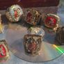 Basketball replica rings, plus box, D18 post 10e Image 6