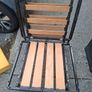 single metal bed rolls up to futon Image 2