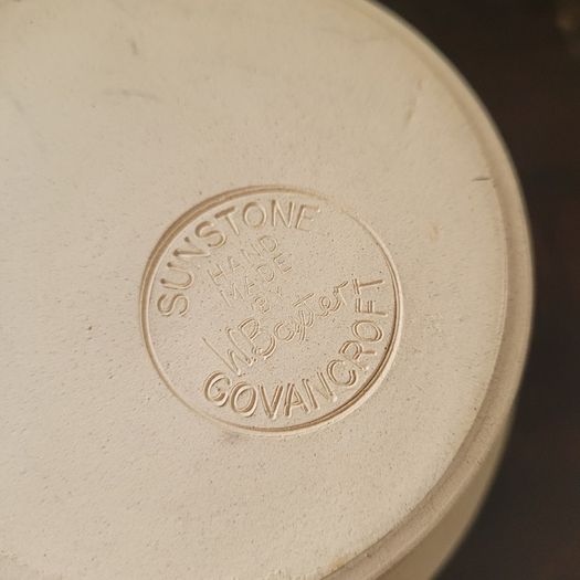 Art deco pottery vases x 4