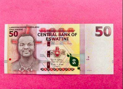 Eswatini  -( Swaziland ) 50 Emalangeni  2021  ( Uncirculated )