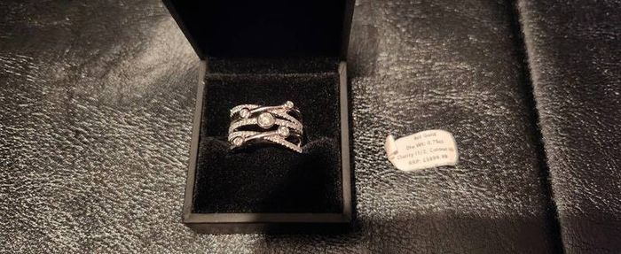 Adara 9ct White Gold 0.75ct Natural Diamond Ring