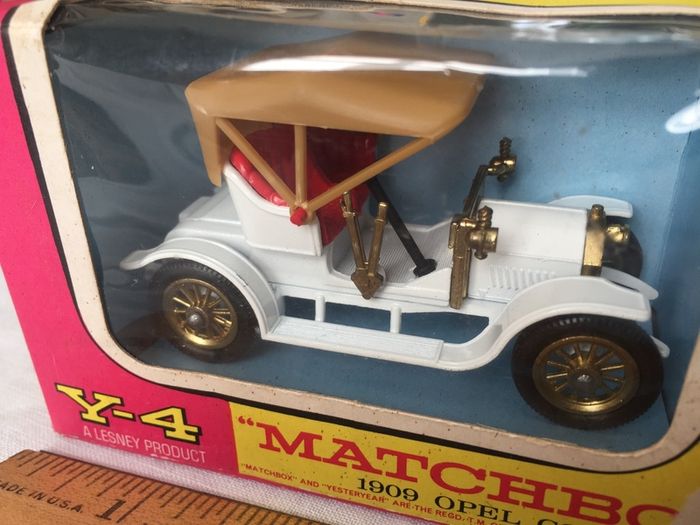 Matchbox. Models of yesteryear. Y-4. 1909 Opel coupe. In original box.
