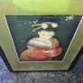 Vintage  Japanese 3D relief depicting a geisha Image 4