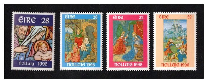 1996 Ireland Christmas Commemorative Stamps Mint Never Hinged (MNH)