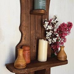 NEW Rustic Floating Display Shelf