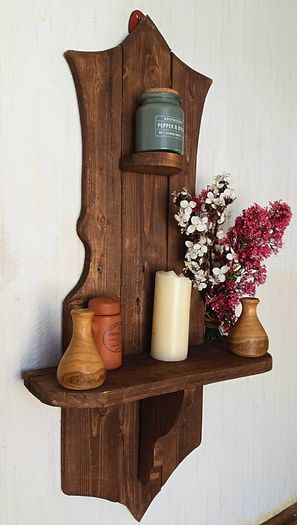NEW Rustic Floating Display Shelf
