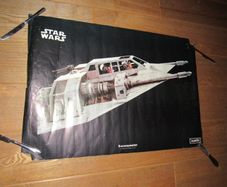 Star Wars Snow Speeder Scanlite Poster 1982