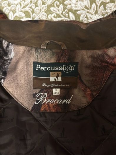 Percussion hunting jacket