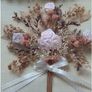 Vintage Handmade Floral Shadowbox Image 2