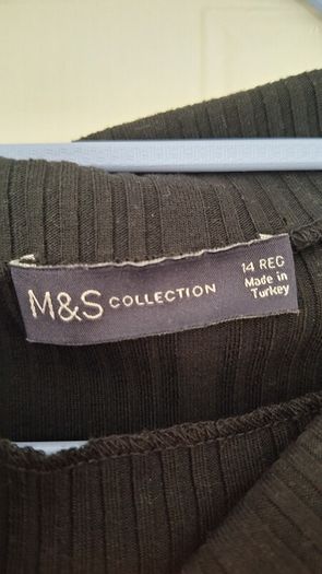 black Marks and Spencer dress