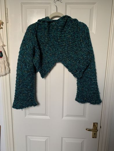 Cardigan Shawl with bell sleeves