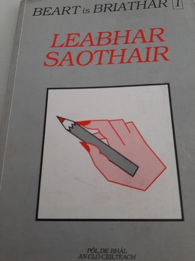 Vintage Gaeilge school book 1990