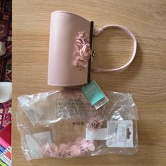Girls matching handbag and hair accessory