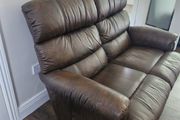 Two seater leather sofa