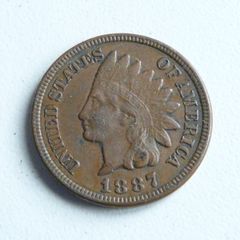 1887 Indian Head cent