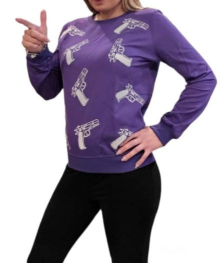 Women's sweatshirt without a hood