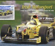 2001 Ireland Centenary of the Royal Irish Automobile Club Jordan Commemorative Stamp Miniature Sheet Mint Never Hinged (MNH)
