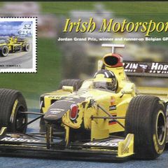 2001 Ireland Centenary of the Royal Irish Automobile Club Jordan Commemorative Stamp Miniature Sheet Mint Never Hinged (MNH)