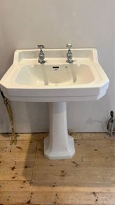 Shires Pedestal Wash Basin with Taps & Waste