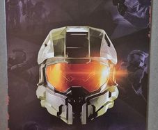 Vintage Style  Metal Sign. HALO, the master cheif.