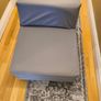 Single Chair Bed - Grey Image 6