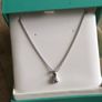 White gold necklace and pendant Image 2