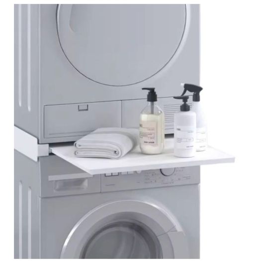 Laundry stacking for washing machine and dryer