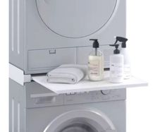 Laundry stacking for washing machine and dryer