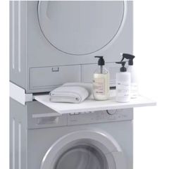 Laundry stacking for washing machine and dryer
