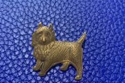 Scottie Dog Badge Pin Brooch