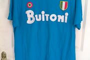 Rare maradona Napoli t shirt size XL