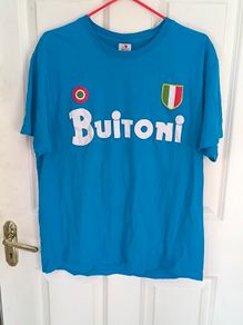 Rare maradona Napoli t shirt size XL