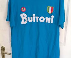 Rare maradona Napoli t shirt size XL
