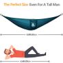 Camping Hammock - Ultralight Portable Travel Hammocks - 70-Denier Durable &Breathable Nylon with 10FT Tree Straps for Outdoor Camping Hiking Backpacking (FREE POSTAGE) Image 4