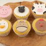 cupcake toppers farm animals ladybugs Image 4