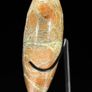 Smithsonite Heart Shaped Stone - Natural Stone, Metal Stand Image 6