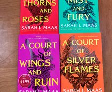 A Court Of Thorns And Roses, Books 1,2,3&5, by Sarah J Maas