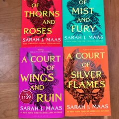 A Court Of Thorns And Roses, Books 1,2,3&5, by Sarah J Maas