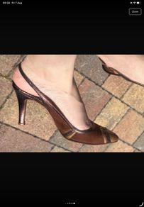 Authentic Loewe slingback heels