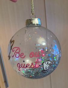 Beauty & The Beast Christmas Bauble