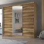 Sliding Doors Wardrobe ERWIN 235cm White Image 6