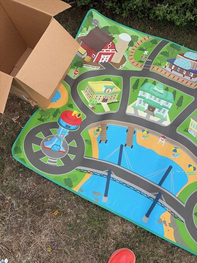 PAW Patrol Mega Mat / Jumbo Foam Floor Playmat Adventure Bay Map
